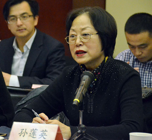 中國涂料工業協會孫蓮英會長